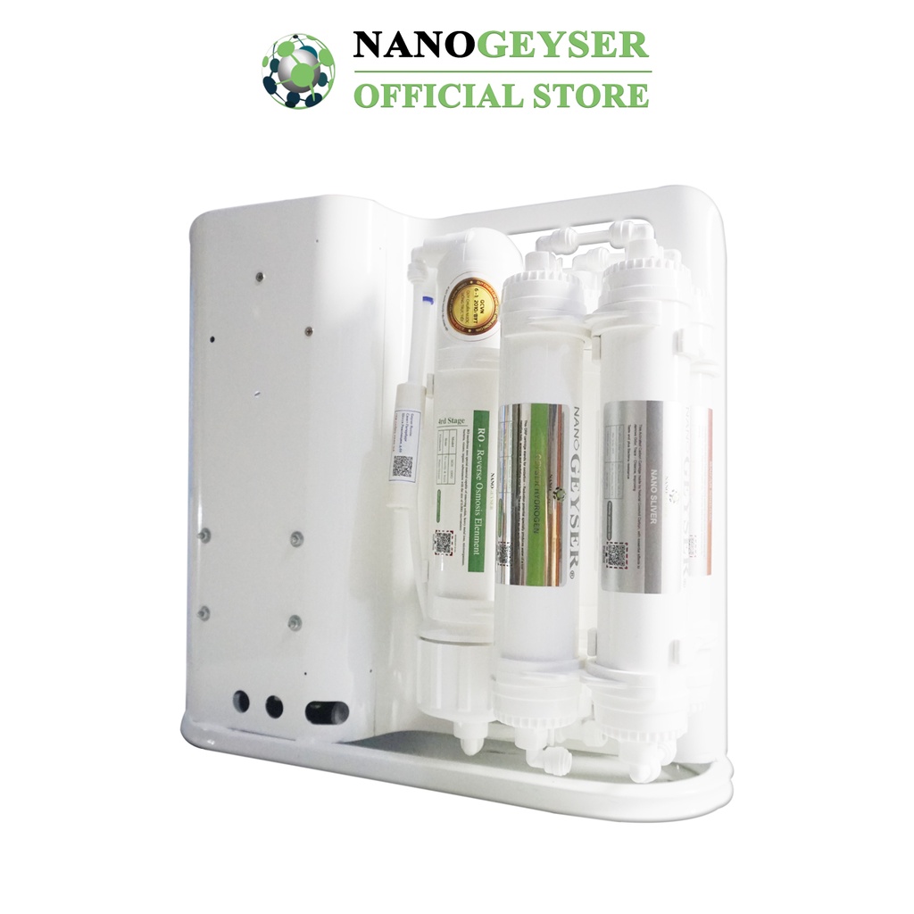 Máy lọc nước Nano Geyser ECO SLIM, Công nghệ lọc nước tinh khiết RO, Bảo hành điện tử 5 năm qua app chính hãng