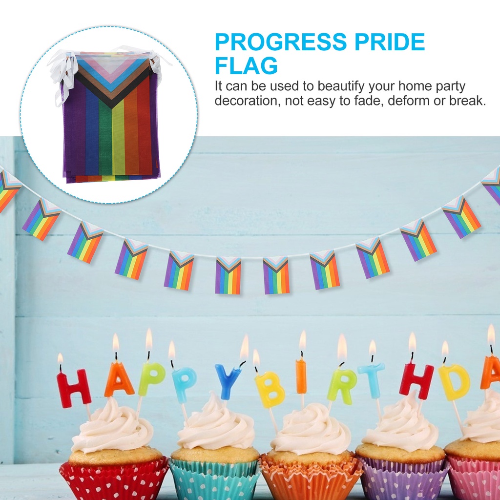 Dây Cờ Cầu Vồng LGBT Trang Trí Tiệc❤️