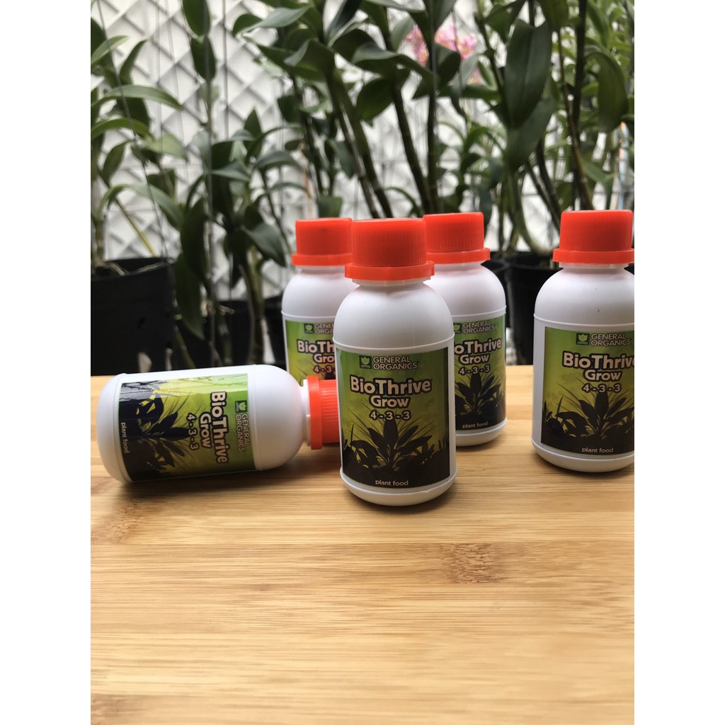 Phân bón hữu cơ Biothrive Grow 4-3-3 100ml hàng Mỹ