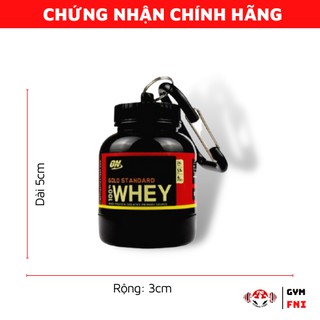 Móc Khóa Đựng Whey, BCAA Hộp Đựng Whey