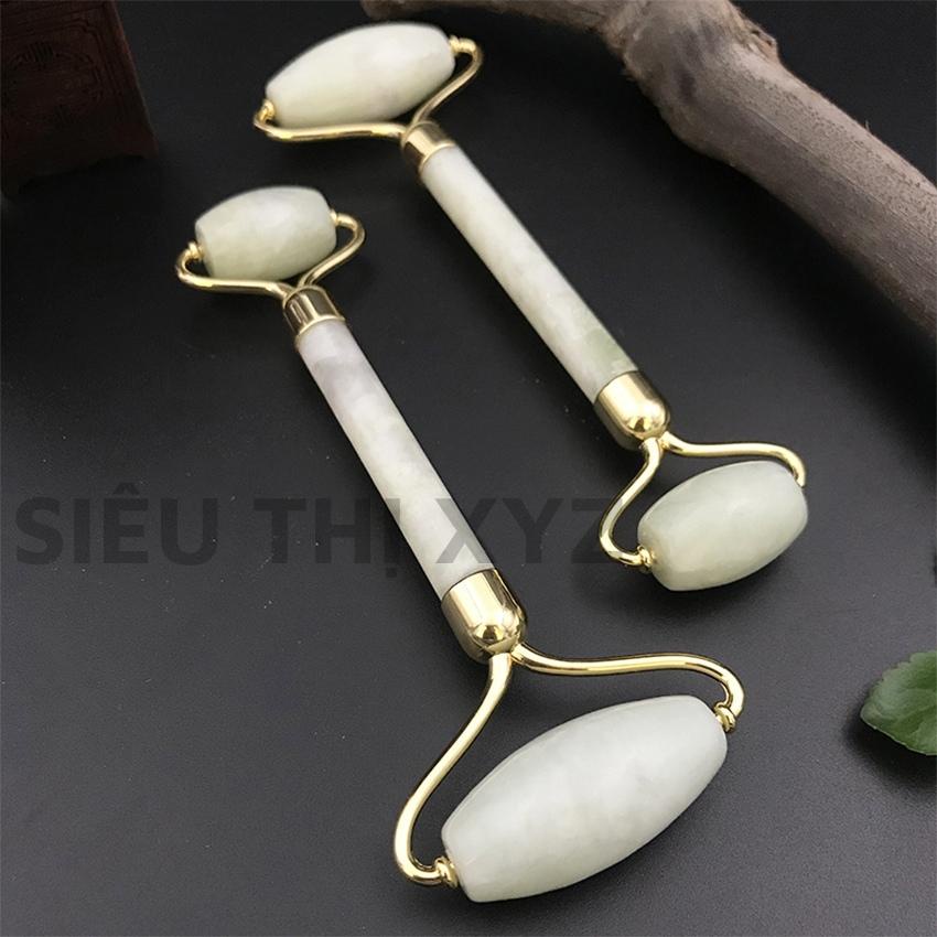 Cây Lăn Mặt Đá, Massage Mặt, Con Lăn Mát Xa Hai Đầu Bằng Đá Tự Nhiên Giúp Nâng Cơ, Mờ Nếp Nhăn Và Giảm Mỡ Body - Y88