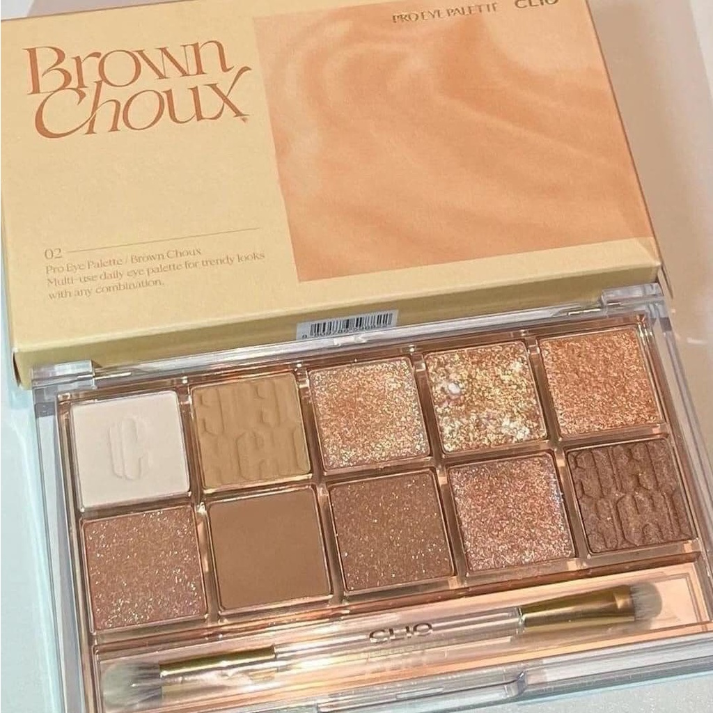 Các Mẫu Bảng Phấn Mắt 10 màu Clio Pro Eye Palette đủ tone màu