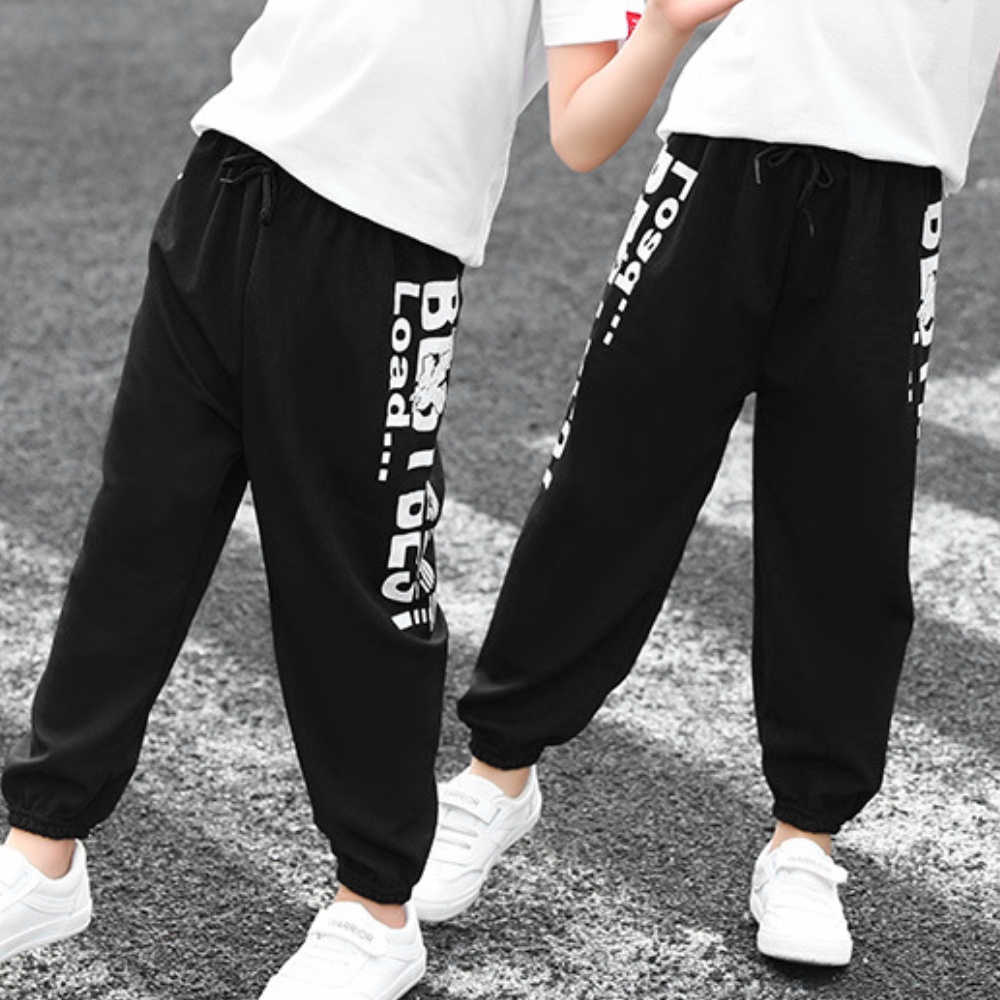 Cho Bé Trai Quần Dây Rút Dài Vừa Vặn Thoải Mái Phong Cách Hàn Quốc