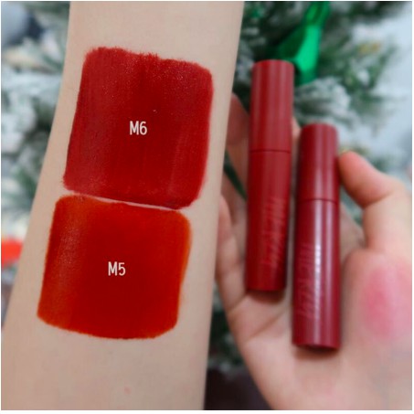 [SIÊU HOT] SON KEM MERZY BITE THE BEAT MELLOW TINTM1 MAHOGANY | Thế Giới Skin Care