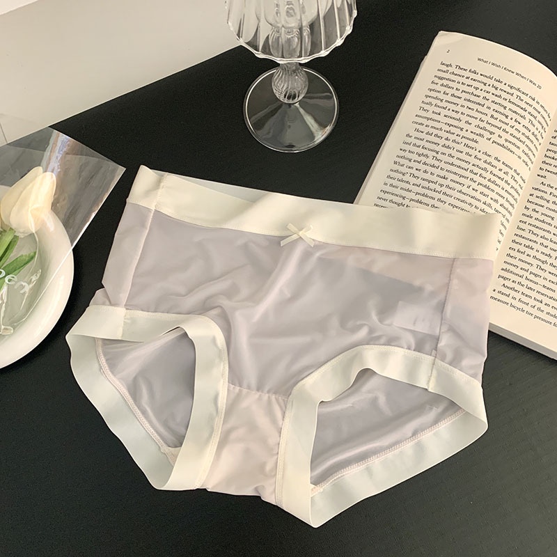 Quần Lót Nữ Siêu Mỏng Không Đường May Bằng Lụa Mát