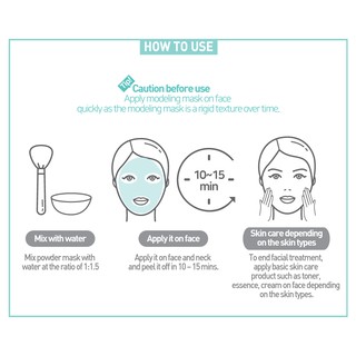 [Hàng mới về] Gói bột mặt nạ chăm sóc da từ Hàn Quốc 1kg