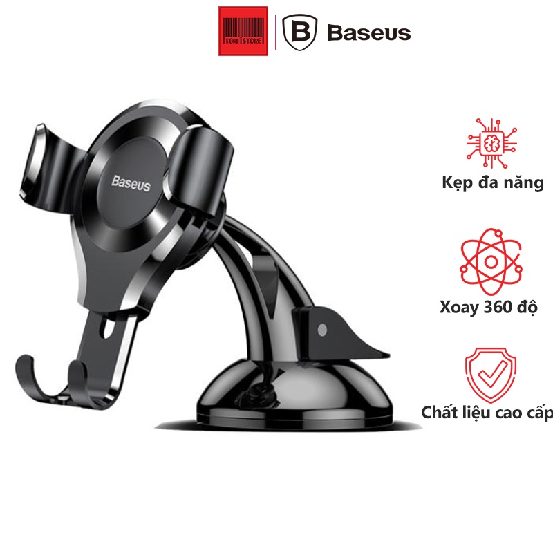 Bộ đế giữ điện thoại dùng trong xe hơi Baseus Osculum Type Gravity Car Mount
