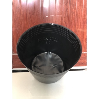 (20 Cái) Chậu Nhựa Trồng Sen C16 Bít Lổ Đen Loại 40x32