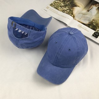 ☛☏❤Cotton Cap Baseball Caps Hat Adjustable Polo Style Washed Plain Solid Visor