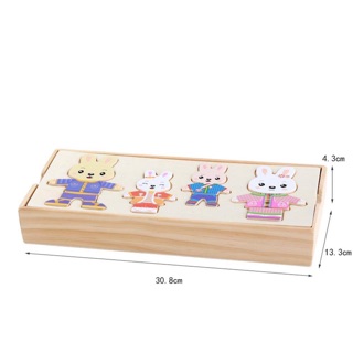 ĐỒ CHƠI MẶC QUẦN ÁO CHO THỎ