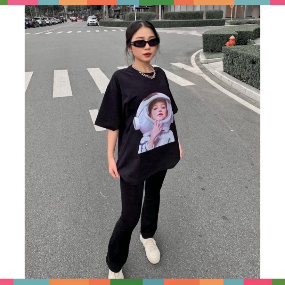 Áo thun ADLV Phi Hành Gia, kiểu dáng unisex, cotton dày dặn, cộc tay cổ tròn trend hè 2022 | BigBuy360 - bigbuy360.vn