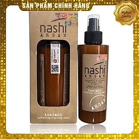 Xịt dưỡng xả khô NASHI ARGAN 150ml - Làm Phồng Tóc Siêu Mềm Mượt
