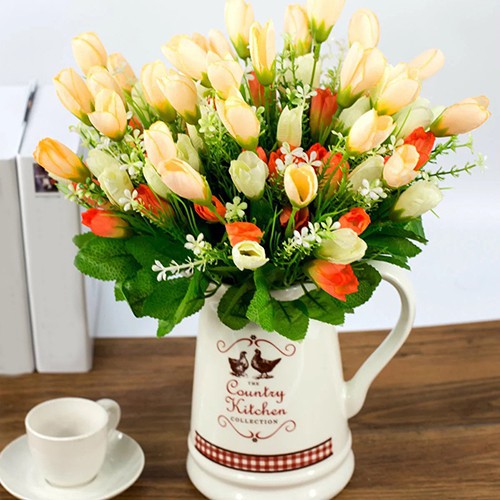1 bó 15 bông tulip giả