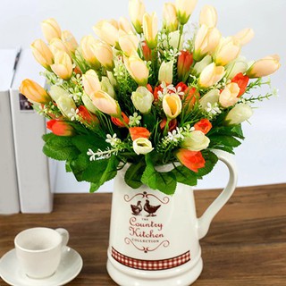 1 bó 15 bông tulip giả