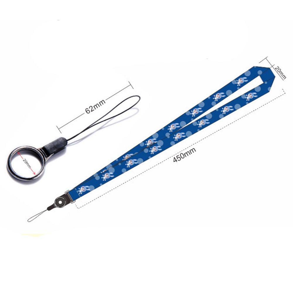 Dây Đeo Cổ Họa Tiết Hoạt Hình Dễ Thương Để Gắn Điện Thoại Tiện Dụng Giá Đỡ