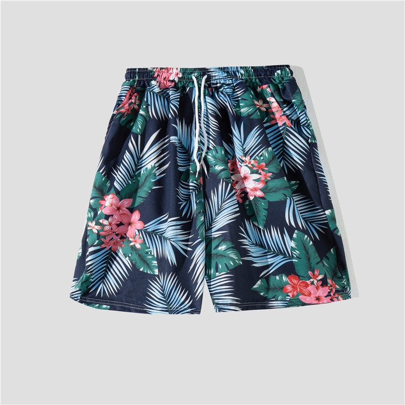 Áo Sơ Mi Tay Ngắn Dáng Rộng In Họa Tiết Hoa Phong Cách Hawaii Thời Trang Mùa Hè Cho Nam size M-3XL