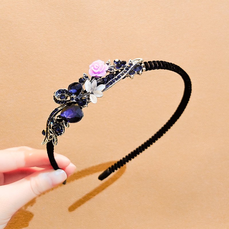 Kẹp Tóc Đính Đá Chống Trượt Dành Cho Nữ