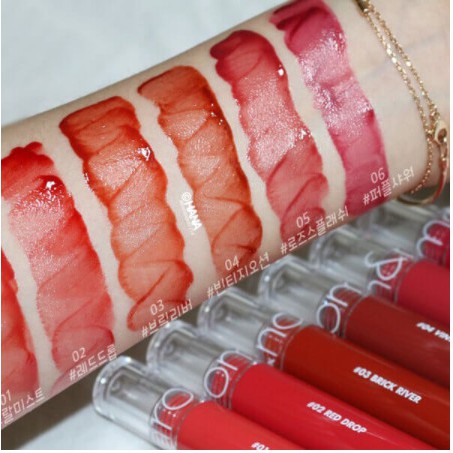 ( Sẵn 01- 08) Son Tint Romand Glasting Water Tint 4g