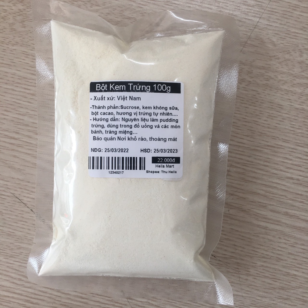Bột kem trứng hiệu Neicha -100gr