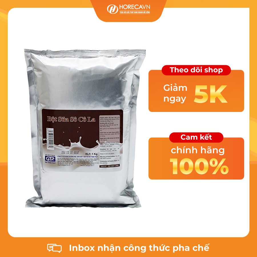 Bột Sữa Socola GTP Cao Cấp 1kg - TIỆN LỢI - GIÁ ƯU ĐÃI