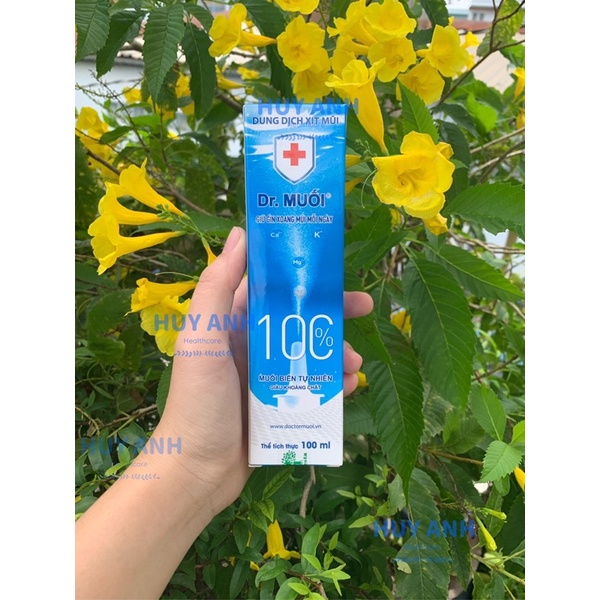XỊT MŨI SÁT KHUẨN DR MUỐI 100ML