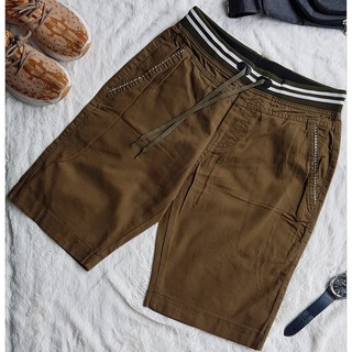 QUẦN SHORT KAKI LƯNG THUN