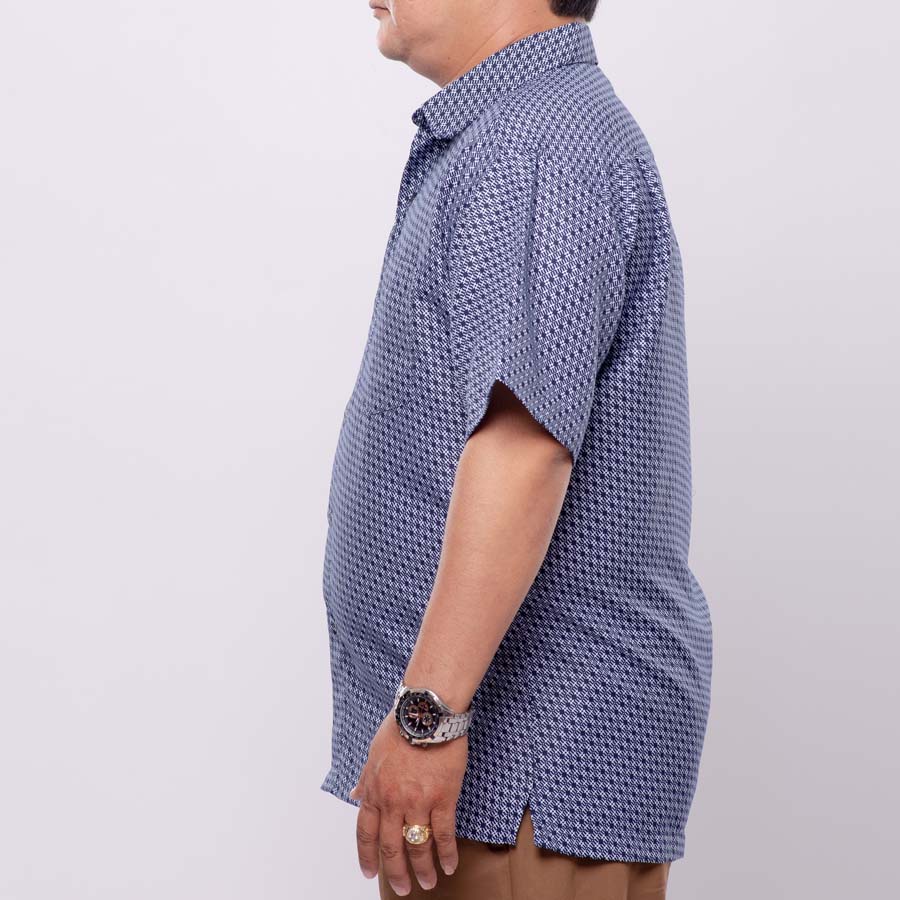 Áo Sơ Mi Trung Niên Vải Cotton Form Rộng Thoải Mái Có Nhiều Màu - Size 5XL