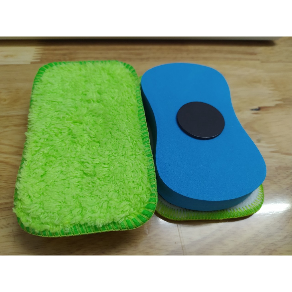 [Hàng mới về] Đồ lau bảng to hít từ vải mịn - Lau bảng nam châm dán bảng từ tính