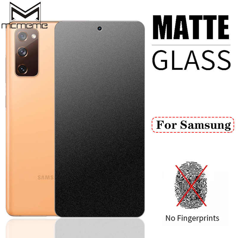 Kính cường lực bảo vệ màn hình điện thoại chống bám vân tay cho Samsung Galaxy ss S22 S20 S21 FE S10E S10 Note 10 Lite
