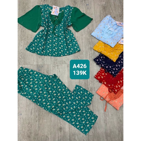 Đồ bộ lụa mango 9 tấc