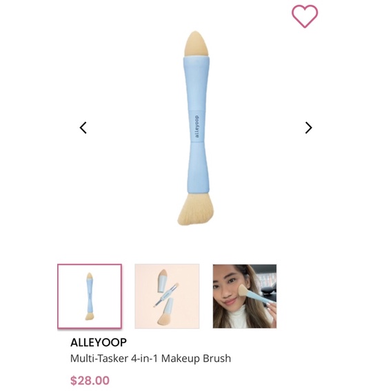 (BoxyCharm) Cọ trang điểm đa năng 4 đầu Alleyoop Multi Tasker 4 in 1 Makeup Brush