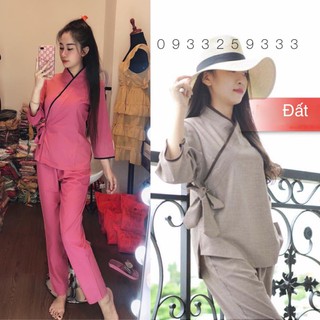 Đồ Lam Đi Chùa# Nhật Nơ # Đồ Bộ Nữ # Quần Áo Nữ