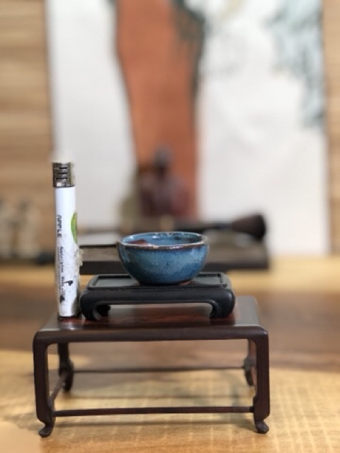 Chậu men Tầu siêu mini- chất như nước cất