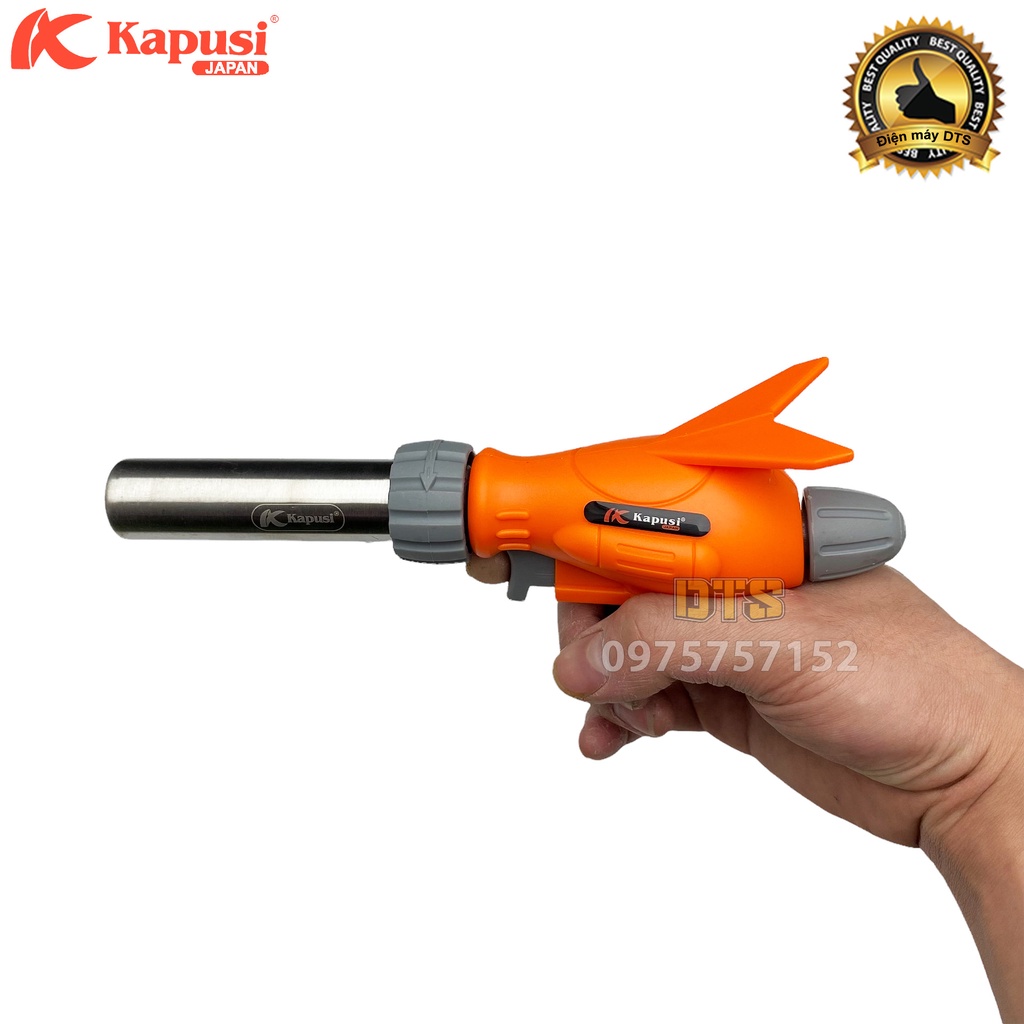 Đèn khò gas hình cánh én hãng Kapusi JAPAN, khò ga tự động đánh lửa, khò lửa bình gas đa năng, an toàn, đầu khò gas mini