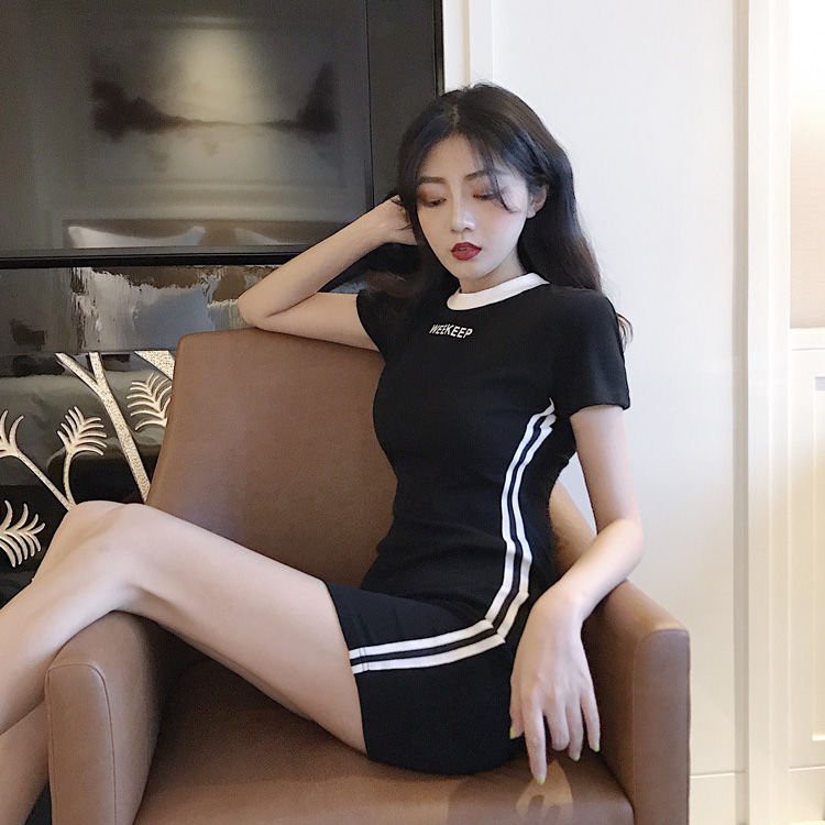 Váy Nữ Ôm Body Cộc Tay Kiểu Dáng Thể Thao SIXTEEN. | BigBuy360 - bigbuy360.vn