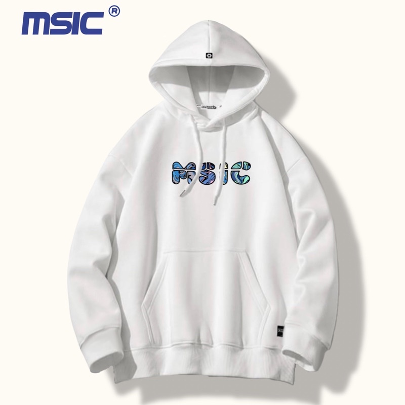 Áo Khoác  Hoodie Basic Trắng