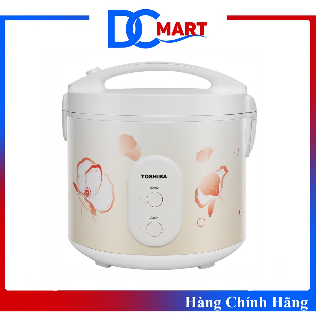 [Mã ELHADEV giảm 4% đơn 300K] Nồi cơm điện chống dính 1.8 lít Toshiba RC-18JE2VN(O) - Hàng Chính Hãng