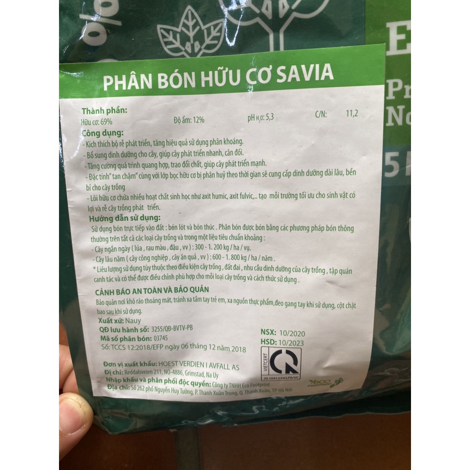Phân bón hữu cơ Jord Savia nhập khẩu Nauy, phân cá hồi cung cấp đủ dinh dưỡng dành cho hoa lan cây cảnh
