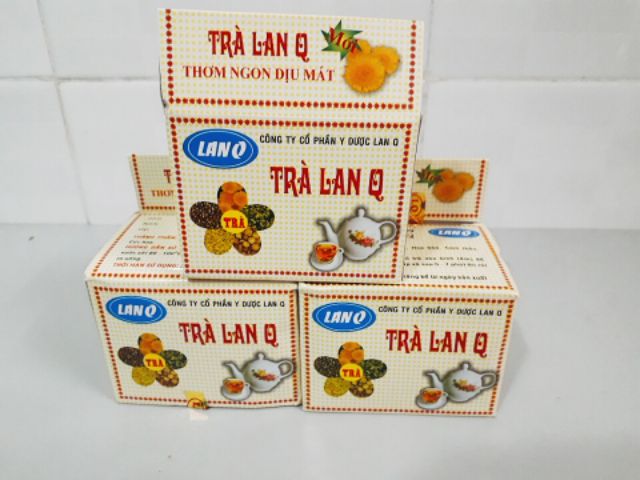 Trà LAN Q thanh nhiệt - Hộp 10 gói