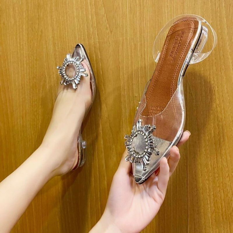 giày nữ ❤️ Freeship❤️ sandal nữ đế bệt quai trong