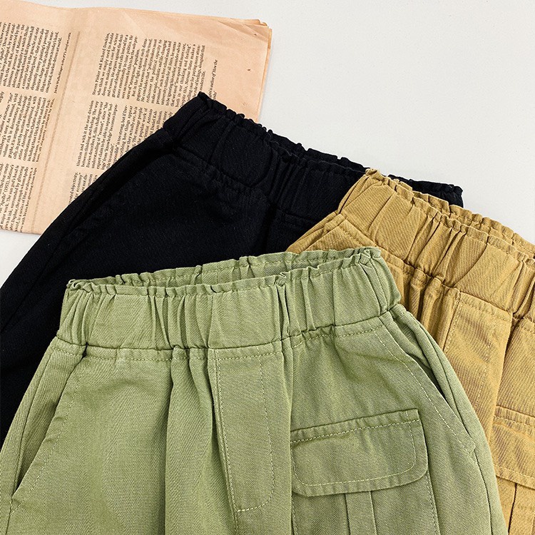 Quần Jogger túi hộp cá tính cho bé cho bé Q806 [FORM NHỎ 1 SIZE SO VỚI FORM THƯỜNG]