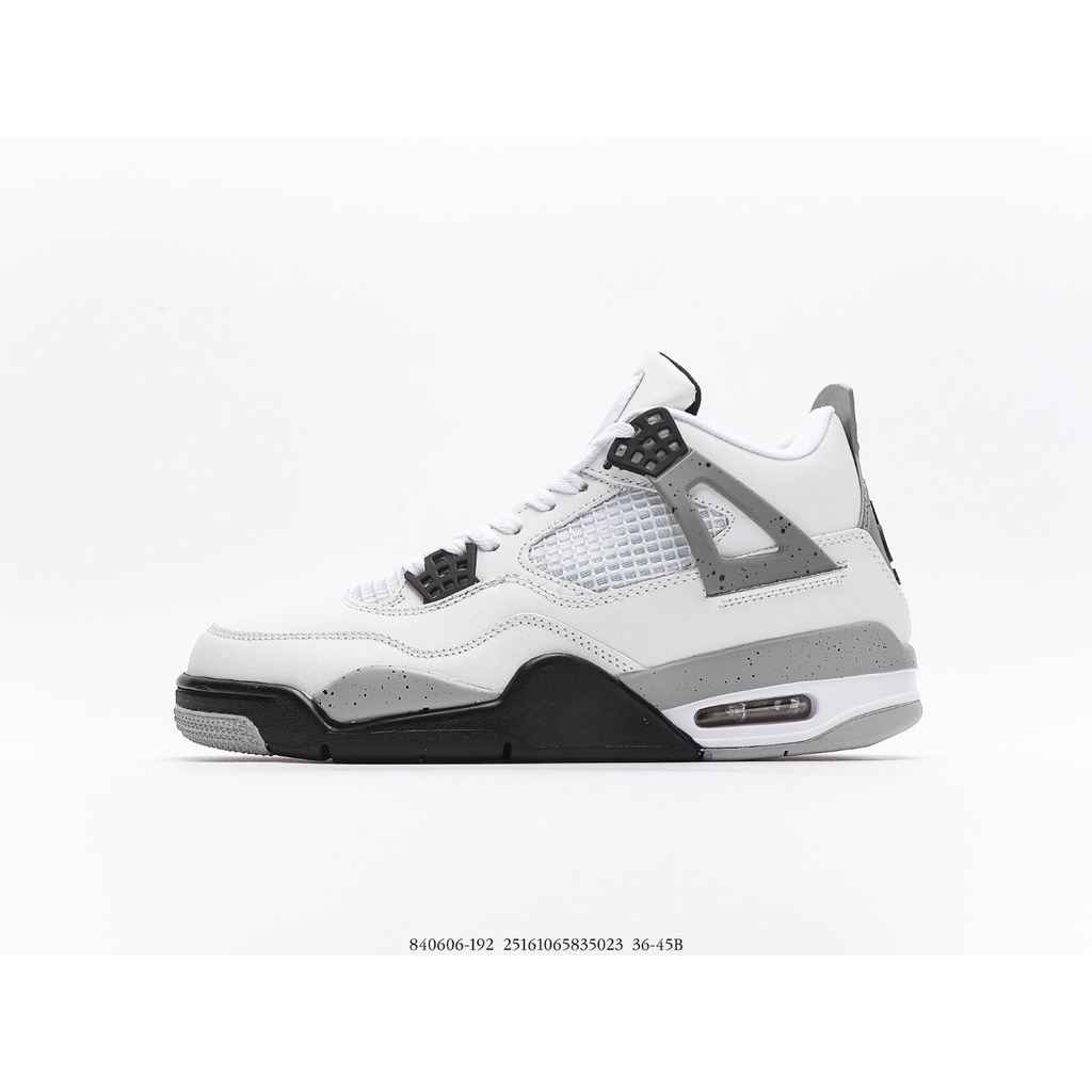 Giày Air Jordan 4 White Cement - Phiên bản tiêu chuẩn