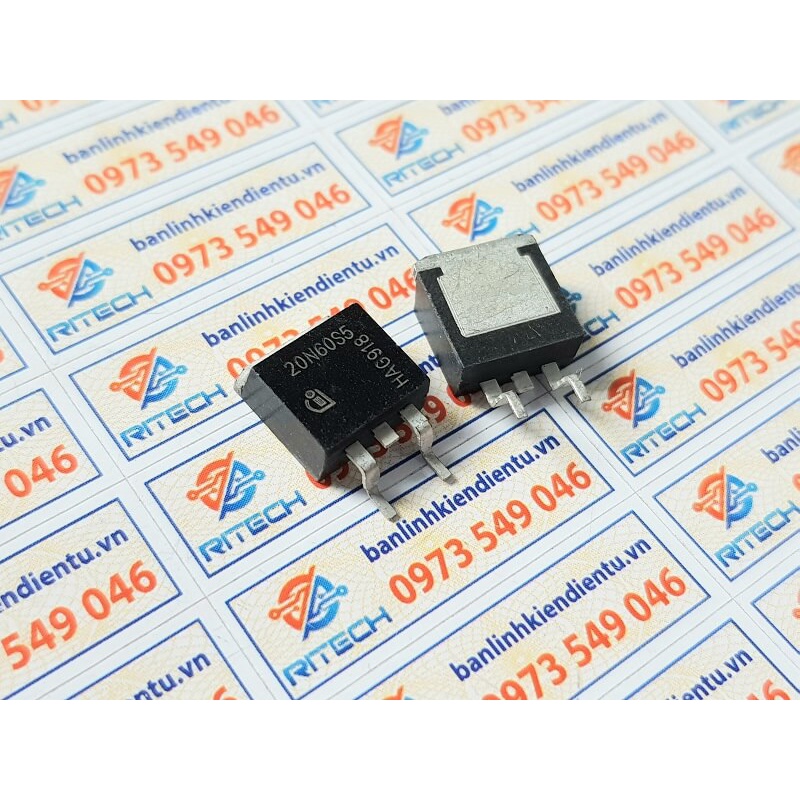 [Combo 2 chiếc ] 20N60S5 SPB20N60S5 Mosfet Kênh N 600V/20A TO-263