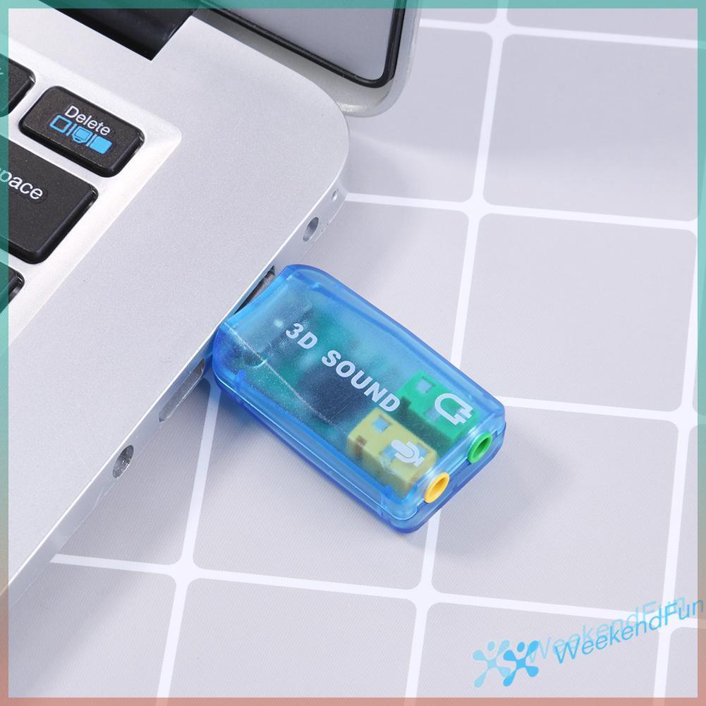 Bộ chuyển đổi âm thanh 3D USB ra Sound chuyên dụng cho tai nghe