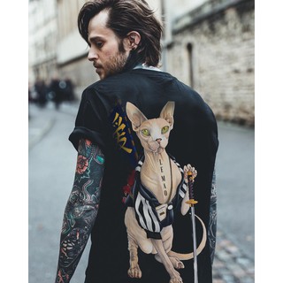[Full size + Sẵn + Ảnh thật] Áo thun gia đình Sphynx Samurai