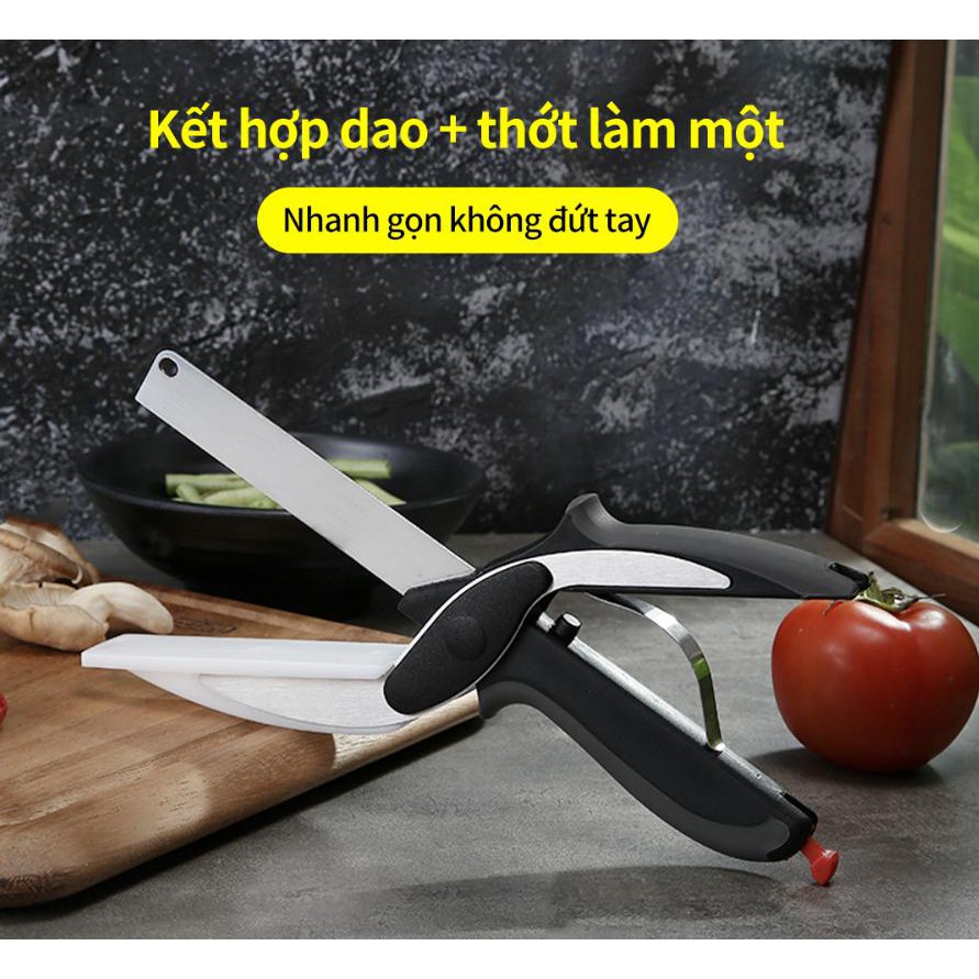 Kéo Cắt Thực Phẩm Thông Minh 3 in 1 Clever Cutter