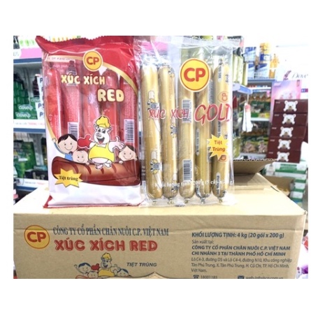 Gói xúc xích CP Heo - Bò gói 200g ( date luôn mới nhất )