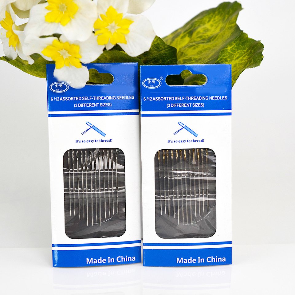Set 12 kim may vá thủ công DIY dễ xỏ chỉ tiện dụng