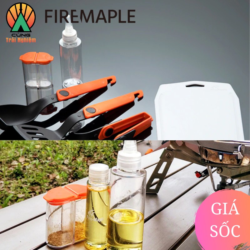 [CHÍNH HÃNG] Hũ Đựng Gia Vị Salt&Pepper Shaker Fire Maple FMW-Sha01 Nhỏ Gọn Chuyên Dụng Cho Du Lịch, Dã Ngoại Ngoài Trời