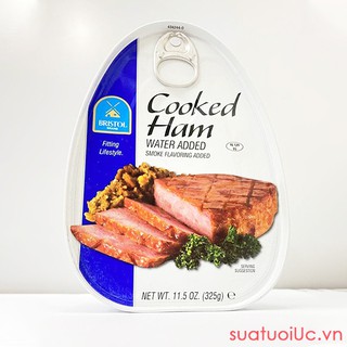Thịt hộp giăm bông Cooked Ham Bristol 325g - Nhập Khẩu Mỹ